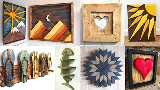 80 Woode Wall Art amp Decoration Ideas [upl. by Abrahamsen101]