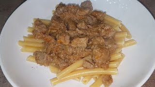 RICETTA TIPICA napoletana rivisitata ZITI ALLA GENOVESE DI TONNO  Pasta alla genovese FoodVlogger [upl. by Baoj497]