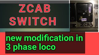 ZCAB Switch in 3 phase MU LOCO ZCAB switch WAG 9 MU loco locomotive [upl. by Russi]