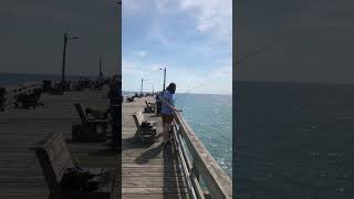 Nags Head fishing pier beautiful day [upl. by Arimas544]