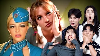 Koreans React to Britney Spears For The First Time Womanizer Toxic Oops I Did It Again  KATCHUP [upl. by Vitoria]