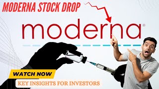 Moderna Stock Falls 10 After Cutting Guidance  Whats Next for Investors [upl. by Berkie234]