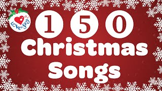 150 Top Christmas Songs and Carols Playlist with Lyrics 🎄 [upl. by Anadal]