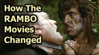 How The Rambo Movies Changed [upl. by Enyawed]