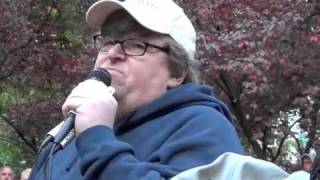 Michael Moore Refuses to Answer Questions Regarding His 50 Million Net Worth at Occupy Portland [upl. by Frida255]