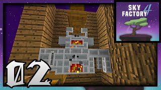 ∎ How To Set Up The Tinkers Complement Smelter ∎ Minecraft Survival ∎ SkyFactory 4 ∎ Ep02 ∎ [upl. by Yelram]