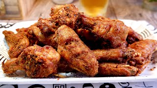 Everyone Who Tried Loved It Chinese Szechuan BBQ Crispy Wings 气炸烧烤鸡翅 Airfryer Fried Chicken Recipe [upl. by Ainomar]