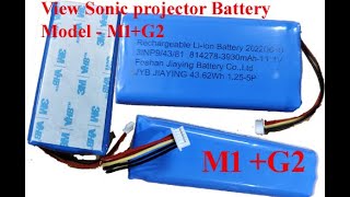 Viewsonic M1 G2 Battery  Projector Battery  M1G2 Battery  ViewSonic Battery  View sonic M1G2 [upl. by Nadruoj119]