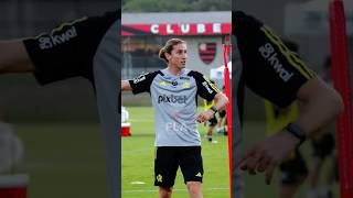 FILIPE LUÍS faz seu PRIMEIRO TREINO no FLAMENGO e JÁ MUDA O TIME flamengo filipeluis mengão crf [upl. by Notreb173]