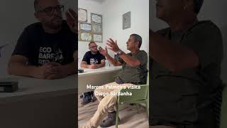 Marcos Palmeira visita Diego Saldanha [upl. by Gabbey]