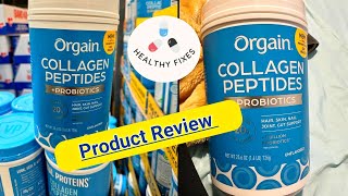 Orgain Collagen Peptides Probiotics Review  Orgain Collagen vs Vital Proteins Collagen [upl. by Dworman]