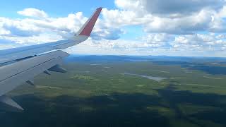 Посадка в Мурманске А321 Aeroflot Landing in Murmansk A321 Aeroflot [upl. by Yelsew787]