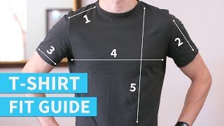 How Your TShirts Should Fit  TShirt Fit Guide for Men [upl. by Hanley148]