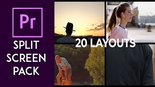 Free Split Screen Pack For Premiere Pro [upl. by Llirred225]