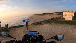 Balade à moto hors saison sur St PalaisMer et la Palmyre 17 [upl. by Ivad]