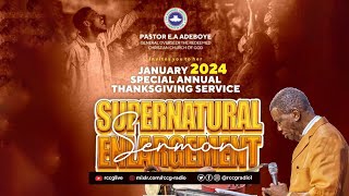 RCCG JANUARY 7th 2024  THANKSGIVING SERVICE [upl. by Assele]