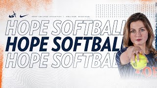 Hope vs Alma  Softball 42524  NCAA D3 Softball  MIAA Softball [upl. by Ettelocin702]