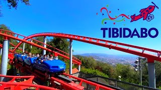 Tibidabo Amusement Park Barcelona Vlog August 2021 [upl. by Courtland]