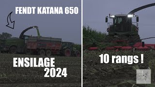 🌽😍Ensilage 2024  🤩Katana 650  FENDT 728 au tas  ETA de Loust [upl. by Reynolds]