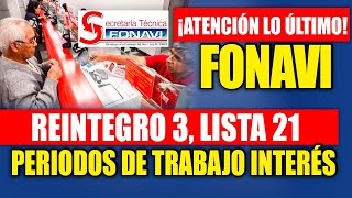 Fonavi reintegro 3 lista 21 Actualizaciones de acuerdo periodos de trabajo interés “Pagos a cuenta” [upl. by Conrade]