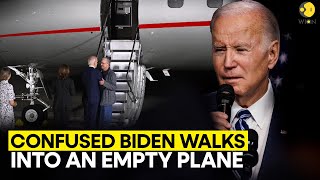 Did US President Joe Biden walk into an empty plane  WION Originals [upl. by Morna651]