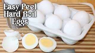 Easy Peel Hard Boiled Eggs  Happy National Egg Day [upl. by Eilra]