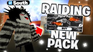 raiding jump made tryhards with the new metal pack on da hood [upl. by Siana]