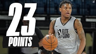 Marcus Sasser Went Off For 23 PTS 7 REB amp 4 AST In Day 1 Of The G League Elite Camp [upl. by Ardnaek]