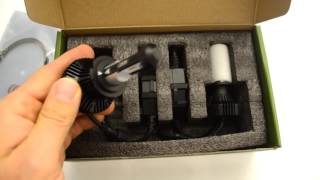 LED strålkastarlampor  LED headlight LEDSON UNBOXING [upl. by Gregory491]