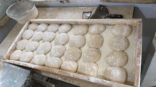 Baking Markouk Bread amp Saj Manakish in Jbeil How its Made [upl. by Nikal846]