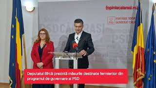 Deputatul Constantin Bîrcă prezintă măsurile destinate fermierilor din programul de guvernare al PSD [upl. by Harlan588]