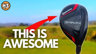 This is AWESOME Taylormade Stealth Hybrid Review [upl. by Vullo]