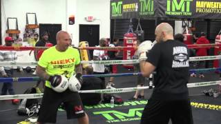 Amer Abdallah padwork with Dutch trainer Sjef Weber [upl. by Eleik]