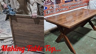 Dining table design 2024  How to make table top  Table top [upl. by Uttica340]