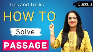 Unseen Passage  How to Solve a Passage  Solving Tricks  English With Rani Maam [upl. by Allehc]