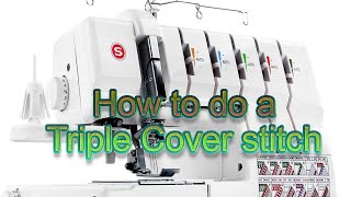 Triple cover stitch singer serger professional five sewing blogs [upl. by Flowers]