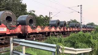 Blue Engine Goods Train 02102014 [upl. by Nugent]