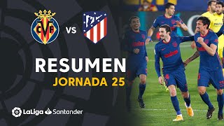 Resumen de Villarreal CF vs Atlético de Madrid 02 [upl. by Bascomb]