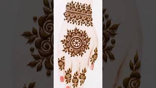 Easy Simple Mandala Mehndi design for hands😍 mehndi henna youtubeshorts viral shorts trending [upl. by Euqinor627]