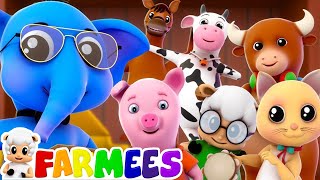 Animal Sound Song  Kindergarten Nursery Rhymes by Farmees [upl. by Eiwoh]