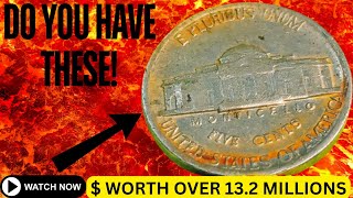 quotTop 10 Super Rare US Jefferson Nickels Huge Money  You Have These Coins [upl. by Whale]