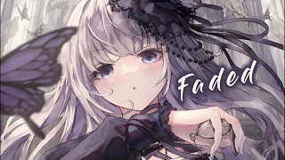 Nightcore ➼ Faded Alan Walker  lyrics [upl. by Landy192]