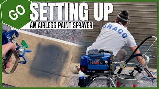 HOW TO Setup Your Airless Paint Sprayer Get INSPIRED [upl. by Race]