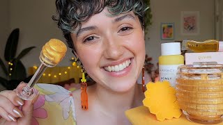 ASMR 🍯 Honey Glow Spa Treatment layered sounds skincare rp personal attention [upl. by Colombi]