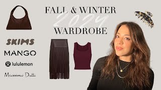 FALL WINTER WARDROBE 2024 MULTI BRAND HAUL [upl. by Nyral]