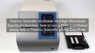 How to Run a DNA Quantitation Assay with μDrop Duo Plate on Multiskan SkyHigh [upl. by Eserahs763]