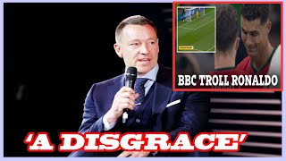 BBC troll CristianoRonaldo with brutal penalty caption as John Terry labels broadcaster ‘a disgrace’ [upl. by Blackburn]