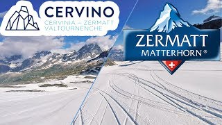 Summer skiing  July conditions in Zermatt and Cervinia [upl. by Bee809]