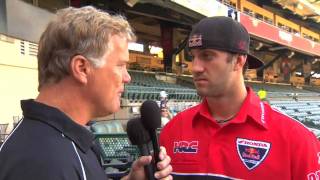 Supercross  Anaheim 1 2010  Press Day Davi Millsaps [upl. by Eillil]