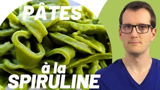 Recette pâte à la spiruline maison sans machine [upl. by Arrahs]